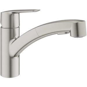 Grohe Küchenarmatur »QF Start OHM sink Dual Spray« silberfarben