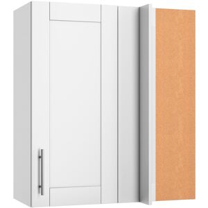 OPTIFIT Eckhängeschrank »Ahus«, Breite 80 x 45 cm weiss matt/weiss Größe