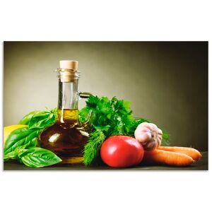 Artland Küchenrückwand »Gesundes Gemüse und Gewürze«, (1 tlg.), Alu... grün Größe