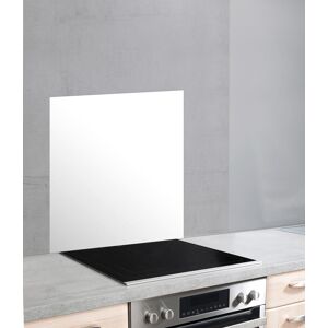 WENKO Küchenrückwand »Unifarben«, (1 tlg.), unifarbene Glasrückwand weiss Größe
