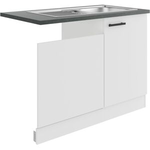 OPTIFIT Spülenschrank »Palma«, Breite 110 cm, geeignet für teilintegrierte... weiss/weiss-anthrazit Größe