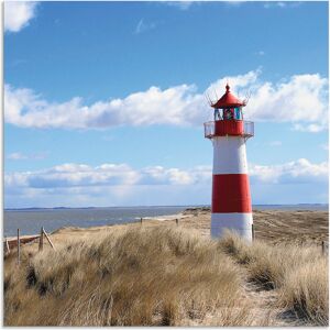 Artland Küchenrückwand »Leuchtturm Sylt«, (1 tlg.), Alu Spritzschutz mit... blau Größe