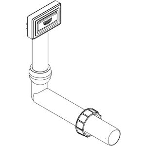 Grohe Abdeckelement für Überlaufgarnitur von Einbauspülen