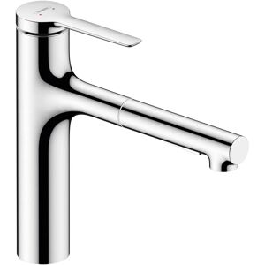 Hansgrohe Zesis M33 Einhebel-Küchenarmatur 160, Ausziehbrause, 2 Strahlarten, Schlauchbox (sBox) lite