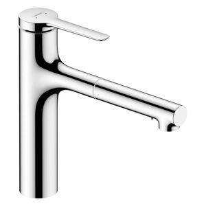 Hansgrohe Zesis M33 Einhebel-Küchenarmatur 160 mit Ausziehbrause, 2 Strahlarten