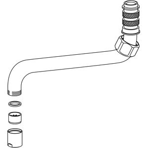 KWC Auslauf 45 cm für Gastro-Armaturen