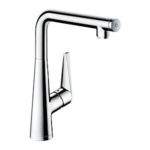 Hansgrohe Talis Select S300 Küchenarmatur 72820800 Edelstahl-Optik, schwenkbarer Auslauf