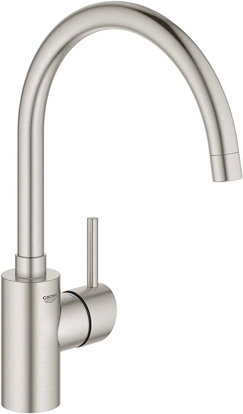 Grohe Concetto Einhand- Spültischbatterie  mit schwenkbarem Auslauf supersteel 32661DC3