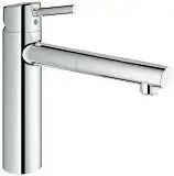 Grohe Concetto Einhand Spültischbatterie Niederdruck Concetto Niederdruck, herausziehbarer Mousseurauslauf chrom 31214001