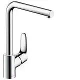 Hansgrohe Focus M41 Einhebel-Küchenmischer 280, 1jet Focus M41 H: 30,5 Ausladung: 22,2 cm chrom 31817000