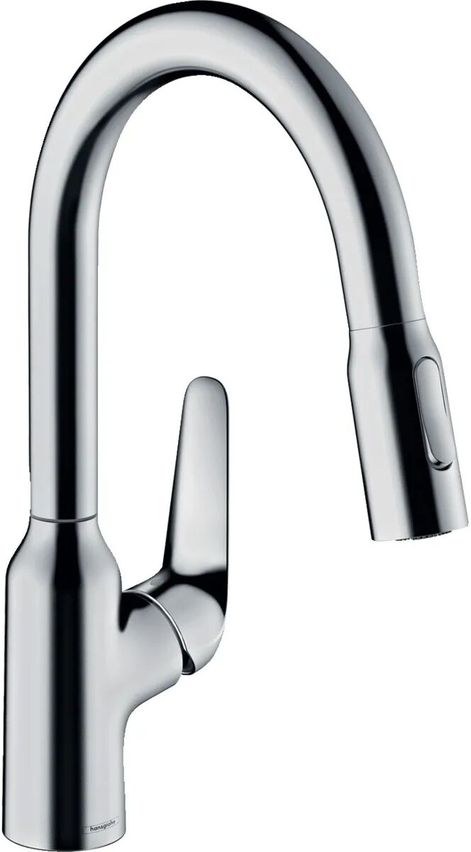 Hansgrohe Focus M42 Einhebel-Küchenmischer 180, Ausziehbrause, 2jet, sBox Focus M42 H: 36,4 Ausladung: 20,7 cm chrom 71821000