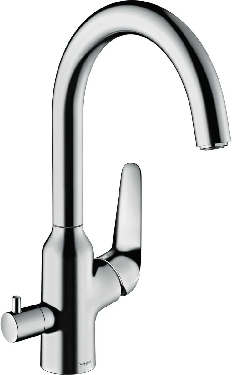 Hansgrohe Focus M42 Einhebel-Küchenmischer 220, Geräteabsperrventil, 1jet Focus M42 H: 34,8 Ausladung: 19,3 cm chrom 71803000