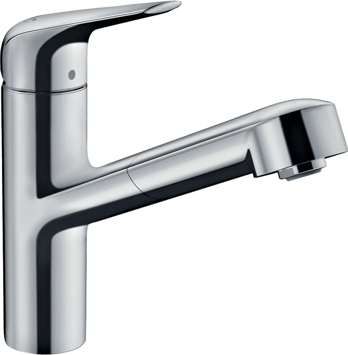 Hansgrohe Focus M42 Einhebel-Küchenmischer 150, Ausziehauslauf, 1jet Focus M42 H: 22,2 Ausladung: 20,6 cm chrom 71814000