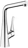 Hansgrohe Metris M71 Einhebel-Küchenmischer 320, Vorfenstermontage, 1jet Metris M71 H: 35,6 Ausladung 21,9 cm chrom 14823000