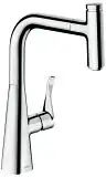 Hansgrohe Metris Select M71 Einhebel-Küchenmischer 240, Ausziehauslauf, 1jet, sBox Metris Select M71 H: 35 Ausladung: 20,8 cm chrom 73802000