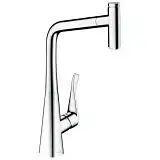 Hansgrohe Metris Select M71 Einhebel-Küchenmischer 320, Ausziehauslauf, 1jet, sBox Metris Select M71 H: 44,5 Ausladung: 23,5 cm chrom 73803000