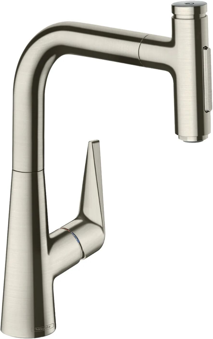 Hansgrohe Talis Select M51 Einhebel-Küchenmischer 220, Ausziehbrause, 2jet, sBox Talis Select M51 H: 33,5 Ausladung: 20,8 cm edelstahl finish