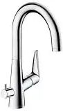 Hansgrohe Talis M51 Einhebel-Küchenmischer 220, Geräteabsperrventil, 1jet Talis M51 H: 33,5 Ausladung: 17,4 cm chrom 72811000