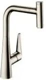 Hansgrohe Talis Select M51 Einhebel-Küchenmischer 300, Ausziehauslauf, 1jet, sBox Talis Select M51 H: 40,1 Ausladung: 22 cm edelstahl finish 73853800