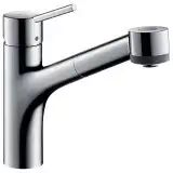 Hansgrohe Talis M52 Einhebel-Küchenmischer 170, Ausziehbrause, 2jet, sBox Talis M52 H: 22,4 Ausladung: 22,2 cm chrom 73860000