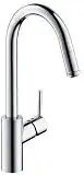 Hansgrohe Talis M52 Einhebel-Küchenmischer 260, Vorfenstermontage, Ausziehauslauf, 1jet, sBox Talis M52 H: 41,1 Ausladung: 20,9 cm chrom 73864000