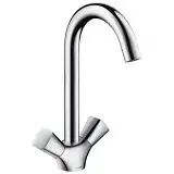 Hansgrohe Logis M31 2-Griff Küchenmischer 220, 1jet Logis M31 H: 28,3 Ausladung 15,6 cm chrom 71280000