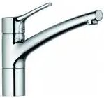 Kludi Trendo Spültisch-Einhandmischer Trendo mit Heißwasserbegrenzung chrom 335740575