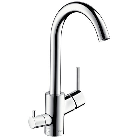 Hansgrohe Talis S² Variarc Einhebel-Küchenarmatur  14875000, Geräteabsperrventil, schwenkbar, chrom