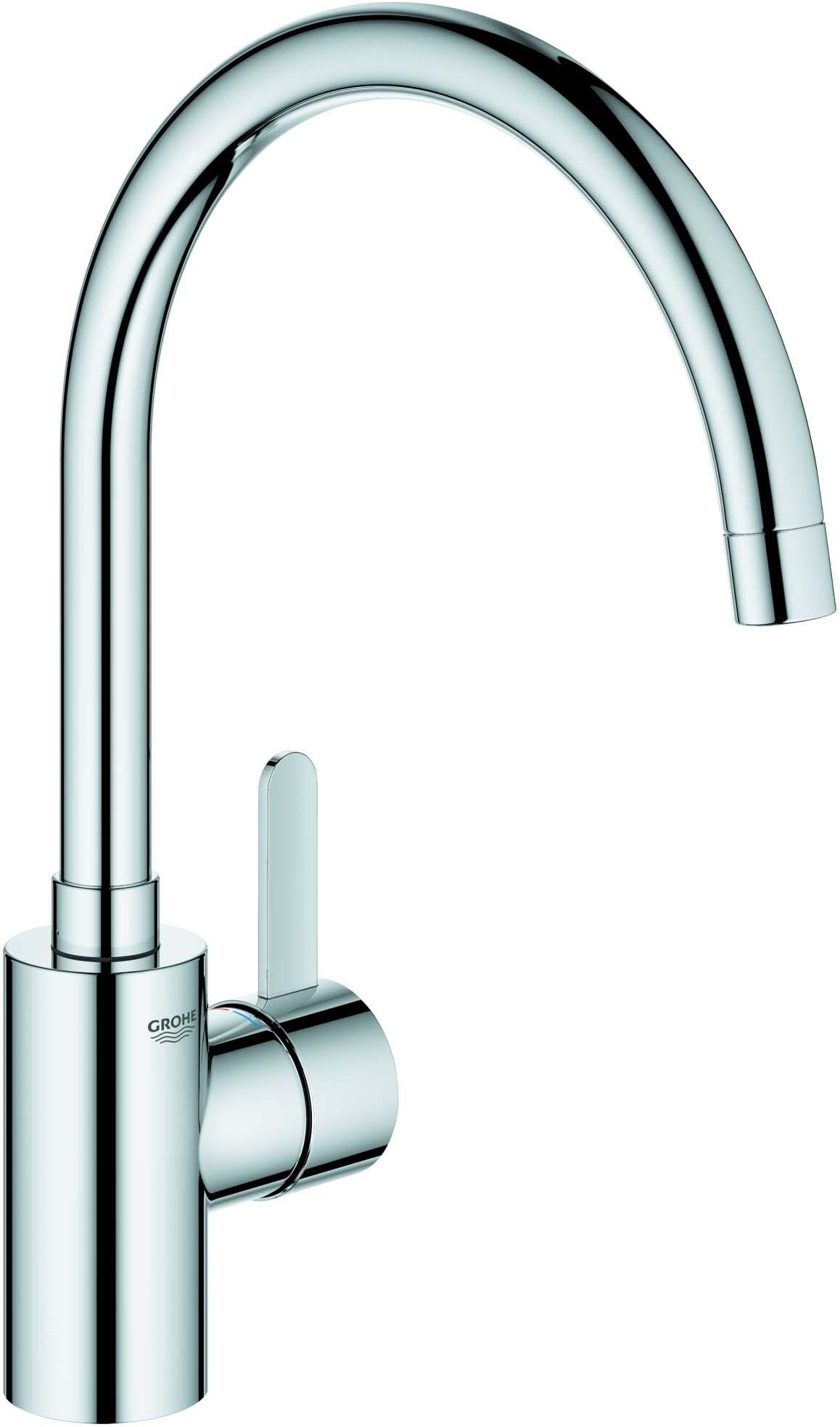 Grohe Eurostyle Cosmopolitan Spültisch-Einhebelmischer 3284320E chrom, schwenkbarer Rohrauslauf, mit Mousseur