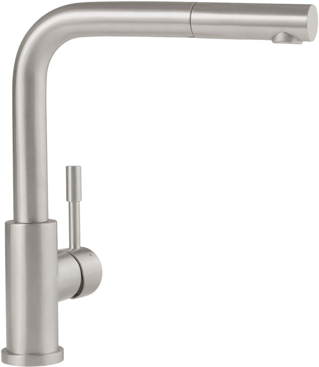 Villeroy und Boch Küchenarmatur Steel Shower 969701LC 11 l/min, ausziehbar, Edelstahl massiv