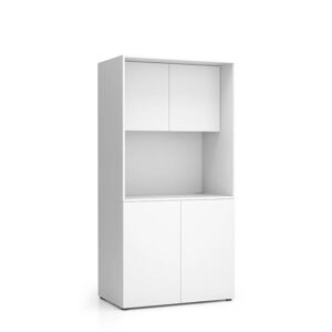 PLAN Büroküche NIKA ohne Ausstattung 1000 x 600 x 2000 mm, weiß