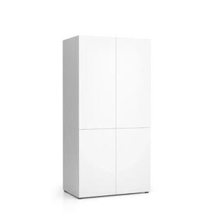 PLAN Büroküchenschrank NIKA 1000 x 600 x 2000 mm, weiß