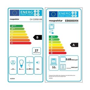 Respekta Economy Küchenblock 210 cm weiß, Eiche Sonoma, KB210ESW