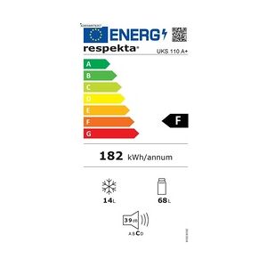 Respekta Economy Küchenblock 180 cm weiß, Eiche Sonoma, KB180ESWMI