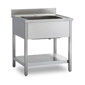 Inox E Inox GastroHero Spültisch ECO 6x6 mit 1 Becken