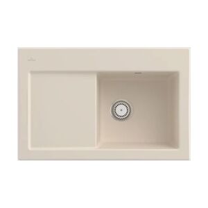 Villeroy & Boch Villeroy&Boch Spülbecken, Küchenspüle Subway 45 Ivory 780x510mm, Unterschrankbreite 45cm