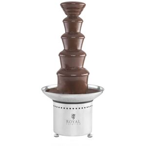 Royal Catering - Schokobrunnen Edelstahl Schokofondue Schokoladenbrunnen 6 kg 5 Etagen 250 w