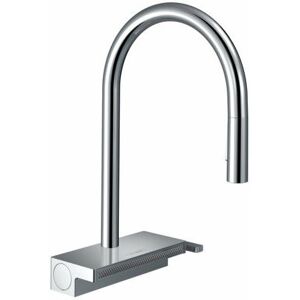 Aquno Select M81 Einhebel-Küchenmischer 170, Ausziehbrause, 3jet, 7 l/min, Farbe: Chrom - 73837000 - Hansgrohe