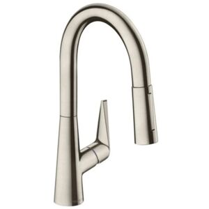 Talis M51 - Spültisch Einhebelmischer 160 mit ausziehbarer Geschirrbrause, Edelstahl 72815800 - Hansgrohe