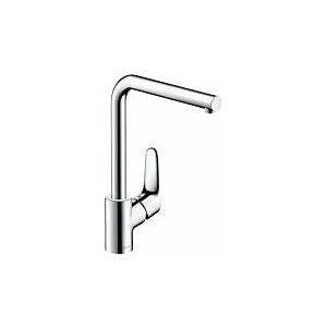 Küchen Armatur Focus M41 280 1jet 31817000 chrom, 3-stufig schwenkbarer L-Auslauf - Hansgrohe