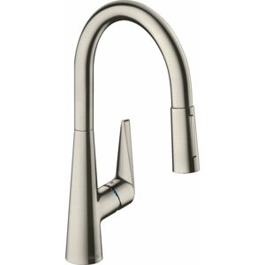 Talis s M51 Einhebel-Küchenmischer 200, Ausziehbrause, 2jet, Farbe: Edelstahl-finish - 72813800 - Hansgrohe