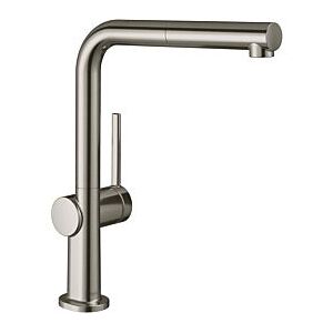 Hansgrohe Talis M54-270 Küchenarmatur 72809800 Ausziehauslauf, 1jet, sBox, Edelstahl Finish