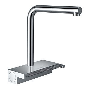 Hansgrohe Aquno Select M81 Küchenarmatur 73836000 chrom, mit Ausziehbrause, 2jet