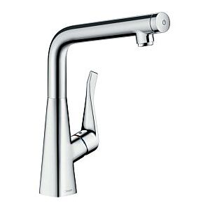 Hansgrohe Metris Spültisch-Einhebelmischer 14785000 1jet, 5,7 l/min, chrom