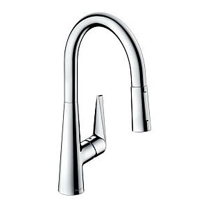 Hansgrohe Talis M51 Küchenarmatur 72817000 mit Ausziehbrause, 2jet, 4,7 l/min, chrom