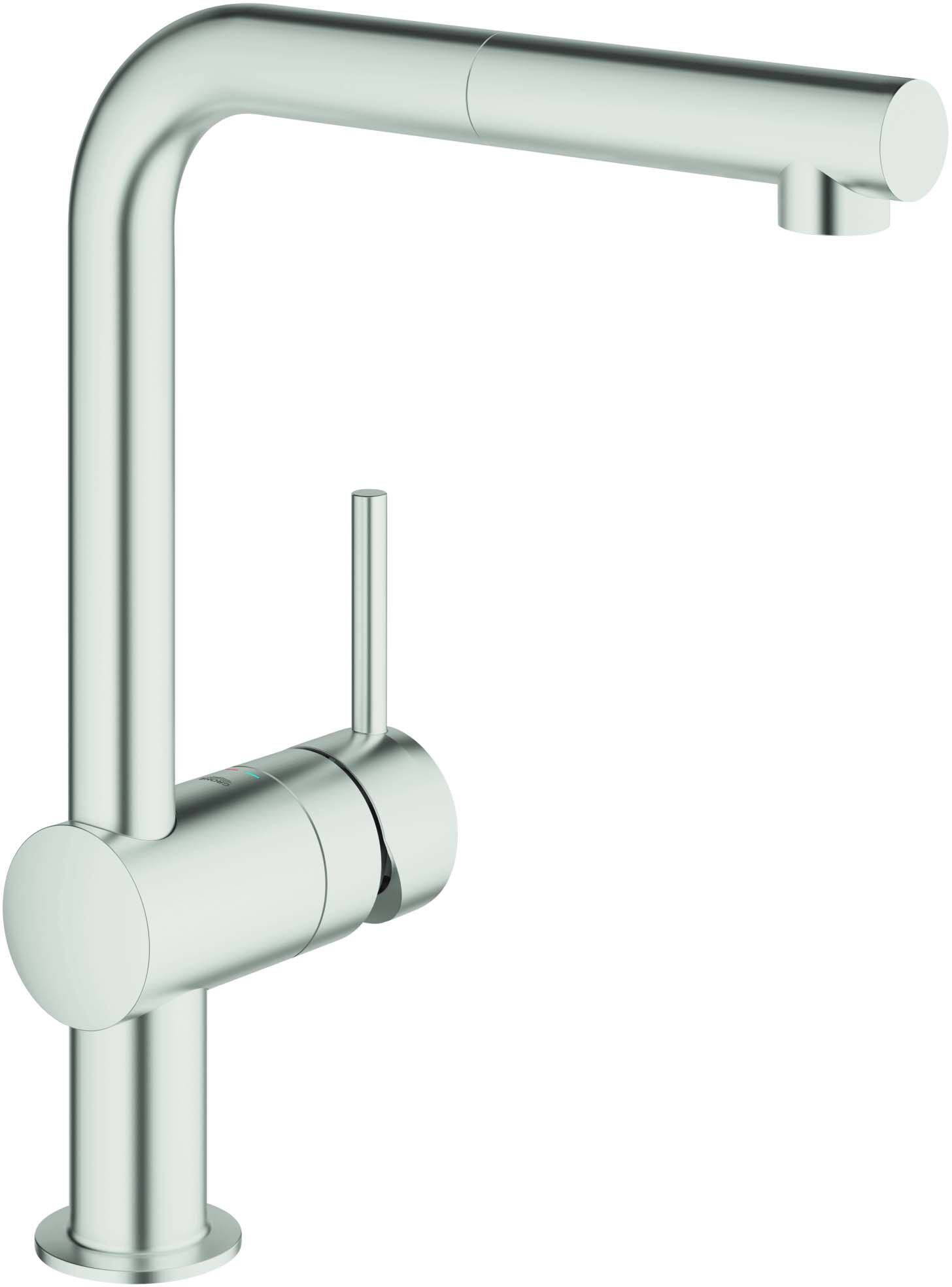 Grohe Minta Spültischarmatur 32168DCO herausziehbarer Auslauf, supersteel