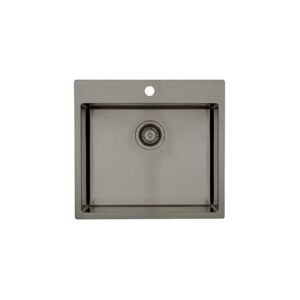 LAVABO APS (TAPWELL) Køkkenvask Kubus 540 Soft Gunmetal