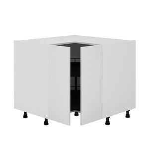 Puerta para mueble de cocina Sevilla blanco brillo H 76.8 x L 45