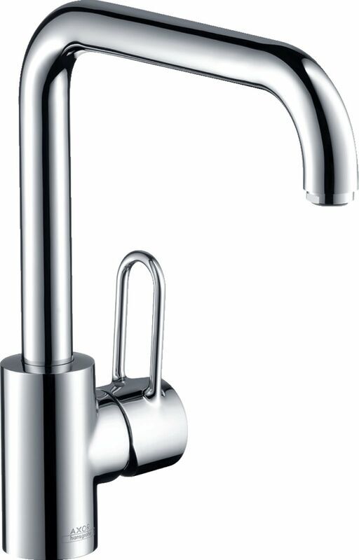 Hansgrohe Axor Uno DN15 Monomando de cocina 230 con caño giratorio,