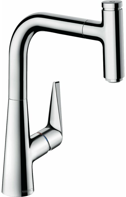 Hansgrohe Talis M51 monomando de cocina 220, caño extraíble, 1jet,